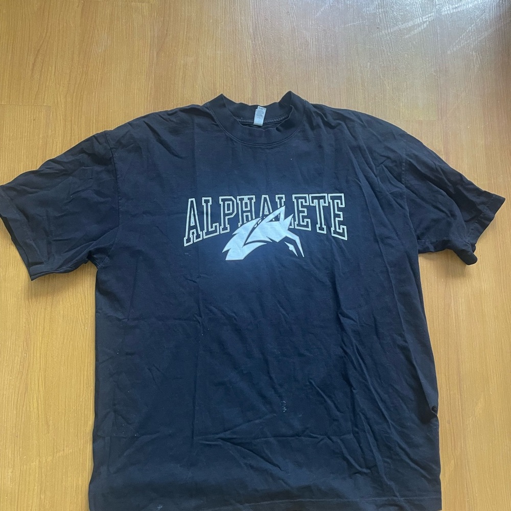 Alphalete Men's Navy Graphic Tee